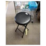Black Fold Up Stool
