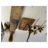 Wooden Decorative Wall Hanging, Cotton Pods