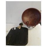 Decorative Wall Bird Pole & Cutting Board