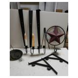 Assorted Candle Holders, Brackets