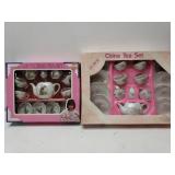 2 China Tea Sets New In Box