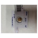 1884 California Gold Token