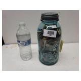 1/2 Gallon Mason Jar Full Of Vintage Buttons And