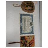 Vintage Stock Bonds, And Fans