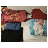 Bag, Shirts, Curtain Sheet And Baby Teether