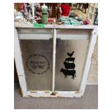 Distressed Decorative Window