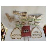 Mason Jar Wooden Tags, Mini Clothes Pins & More