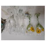 Decorative Glass Stemware & Shot Glasses