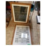 Aztec Type Framed Art