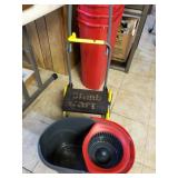 Climb Cart & O Cedar Mop Bucket