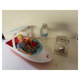 Barbie Boat With Ken And Christmas Ornament