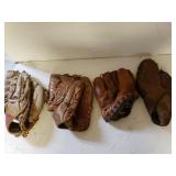 Vintage Baseball Gloves