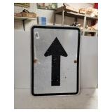 Arrow Road Sign