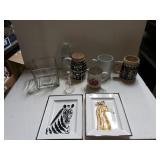 Plates, Vase, Mugs And Bell