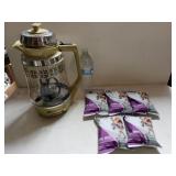 Vintage Coffee Pot And Dog Food