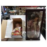 Winning The Pooh Porcelain Doll. And Porcelain