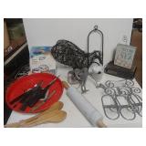 Beer Serving Platter, Wall Decor Alarm Clock