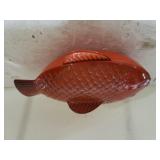 Red Fish Casserole Dish With Top