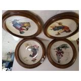 Norman Rockwell Framed Decorative Plates