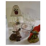 Apple Candle Small Lamp, Coca-Cola Glasses,