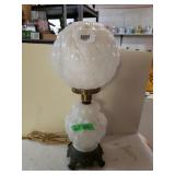Milky White Beveled Lamp