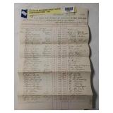 6 Pages Of Baltimore Street Repairs. Names And