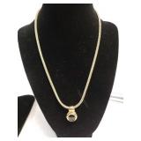 Gold Tone Necklace No Markings