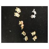 Christmas Earrings.  No Markings