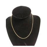 Gold Tone Necklace Marked Diagi