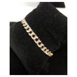 Diamond Cut 14k Womens Bracelet