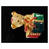 Christmas Pin. Marked AS