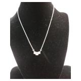 Silver Tone Necklace Marked Avon