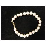 Pearl Bracelet. Marked Monet