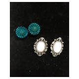 Ladies Earrings. No Markings