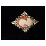 Cameo Brooch . With Unidentifiable Marking