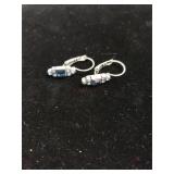 Ladies Sapphire Earrings