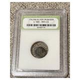 Italian Crusader Silver Coin - AD 1400 Great