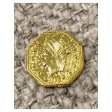 1876 $1/4 California Token