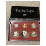 1980 United States Proof Set w/SBA Dollar
