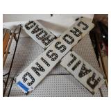 Antique Railroad Sign From York, Pa