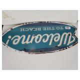 Welcome To The Beach Sign