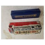 Blue Harp Harmonica & Midgetoy Bus Shell