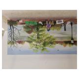 Feeding The Ducks Painting By Rose Doster