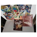 Assorted Comics(mostly Spiderman), Music Book,