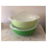 Pyrex casserole dishes