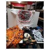Assorted Hats, Halloween Shirts(t-shirts, button