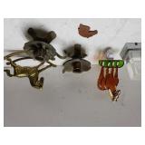 Candle Holders, Brass Like Rocking Horse. Display