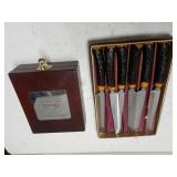 Stainless Steel Knives & Realtor Box