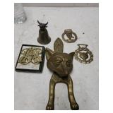 Brass Like Items - Fox Door Knocker & More