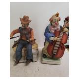 "Melodies In Motion" Cowboy & Clown Figures